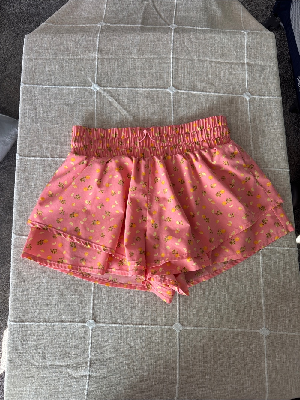 JoyLab Pink Floral Ruffle Athletic Shorts